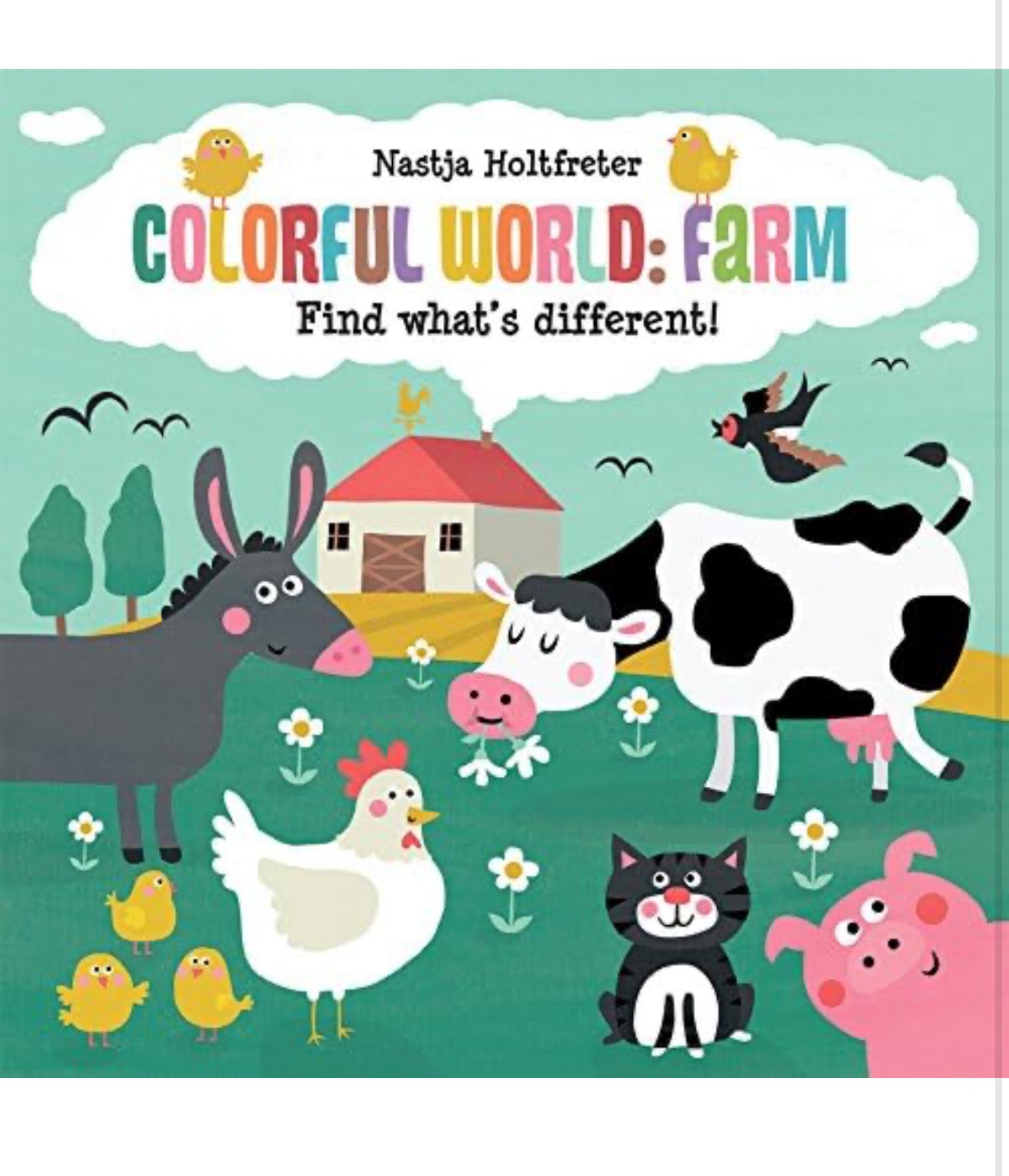 Find what's Different- Colorful World Farm Book Speech Therapy Farm Theme
