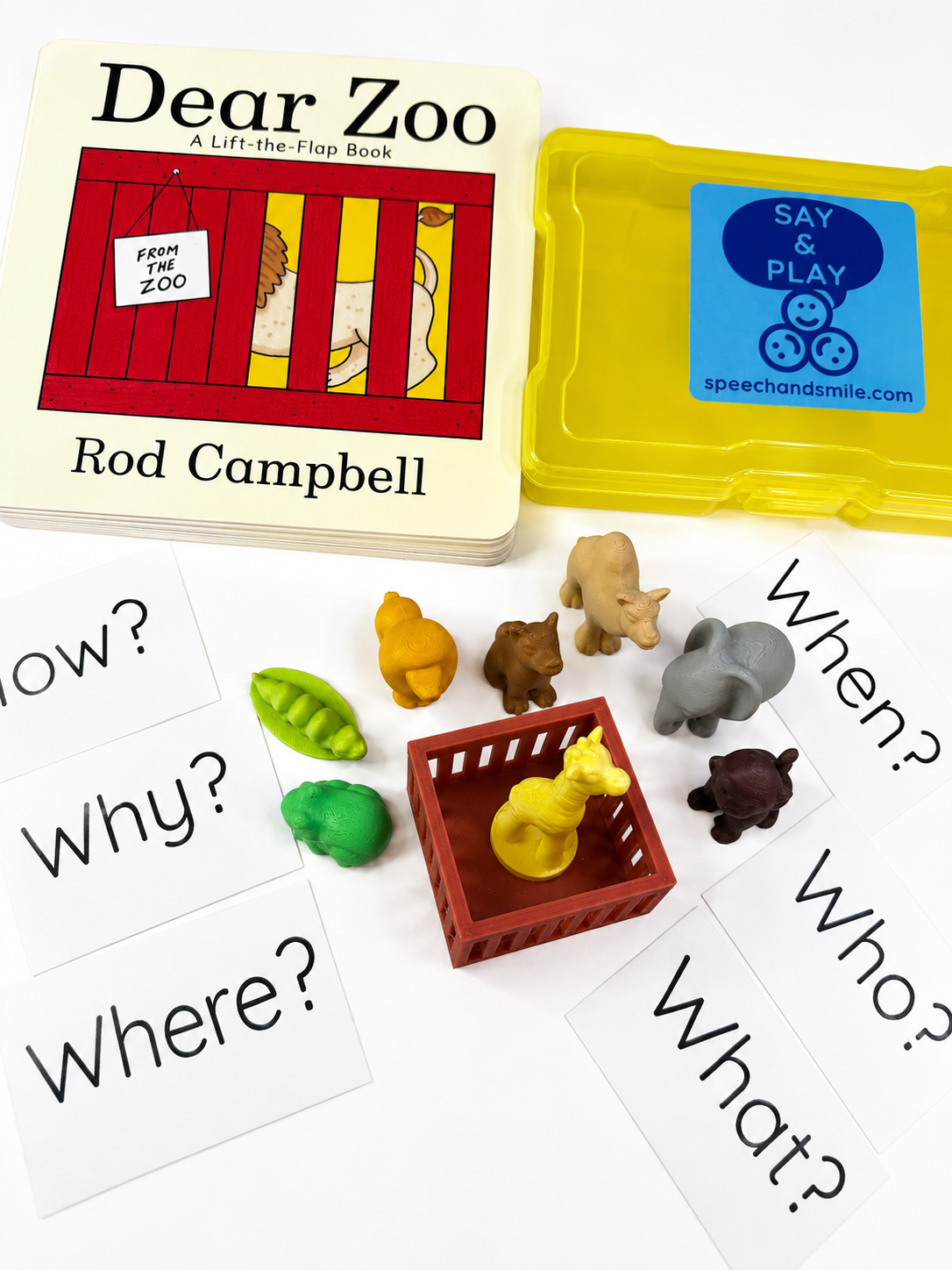 Dear Zoo Story Kit with Mini Objects Speech Therapy Zoo Book