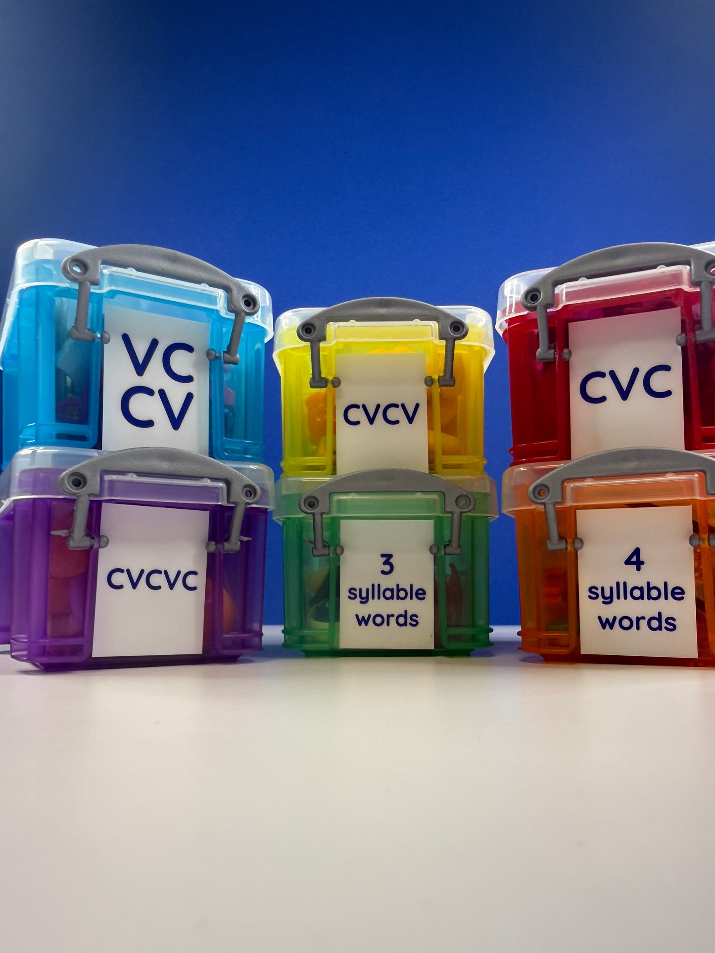 Word Shape Mini Objects Kit for Speech Therapy | Apraxia, Articulation, cvc, cvcv, cvcvc, vc, cv, 3 & 4 Syllable Words