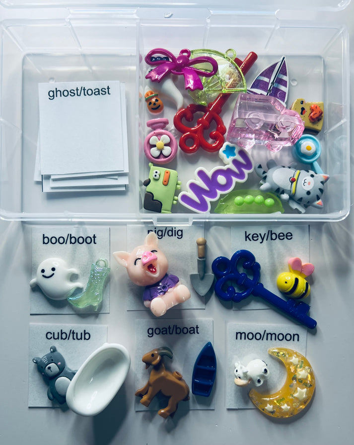 Minimal Pair Mini Objects Kit Speech Therapy Mini Objects Articulation ...