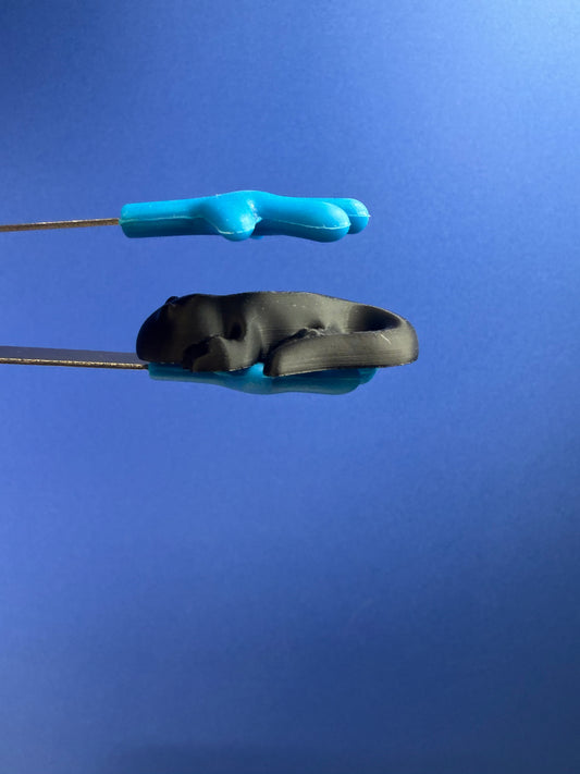 Mini Black Salamander  Trinket - Bug Minis - 3D Printed Fidget Toy for Speech Therapy Activities