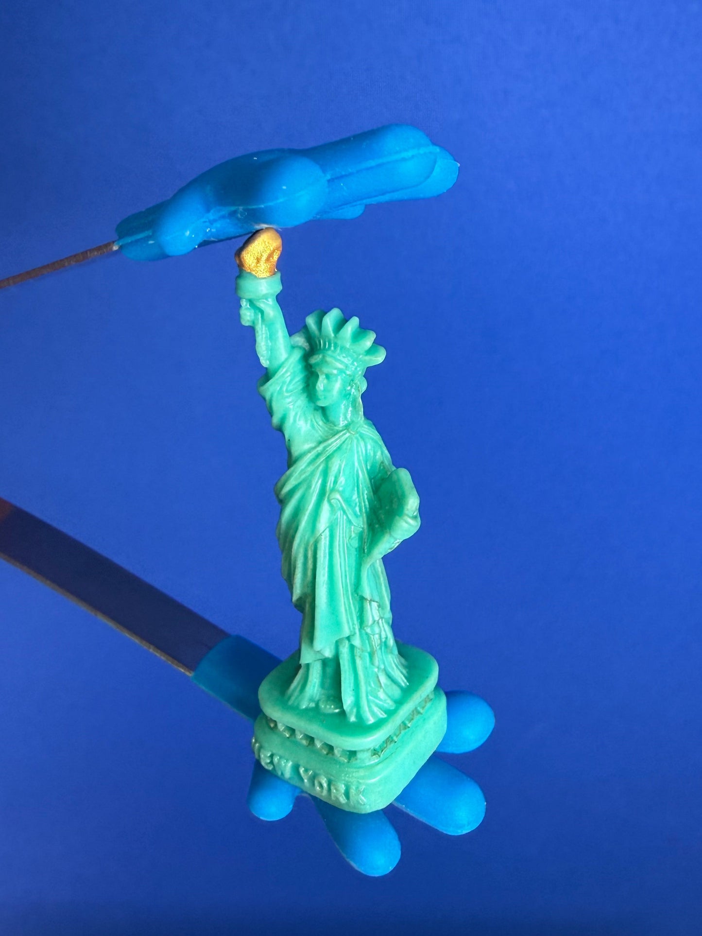 Statue of Liberty Mini Figure | Liberty Figurine | USA Landmark Miniature | Travel Theme | Speech Therapy Mini Object |