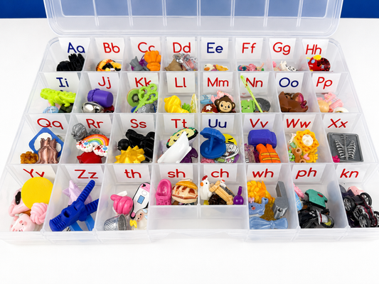 Alphabet Mini Objects Phonics & Digraph Kit | Speech Therapy Set