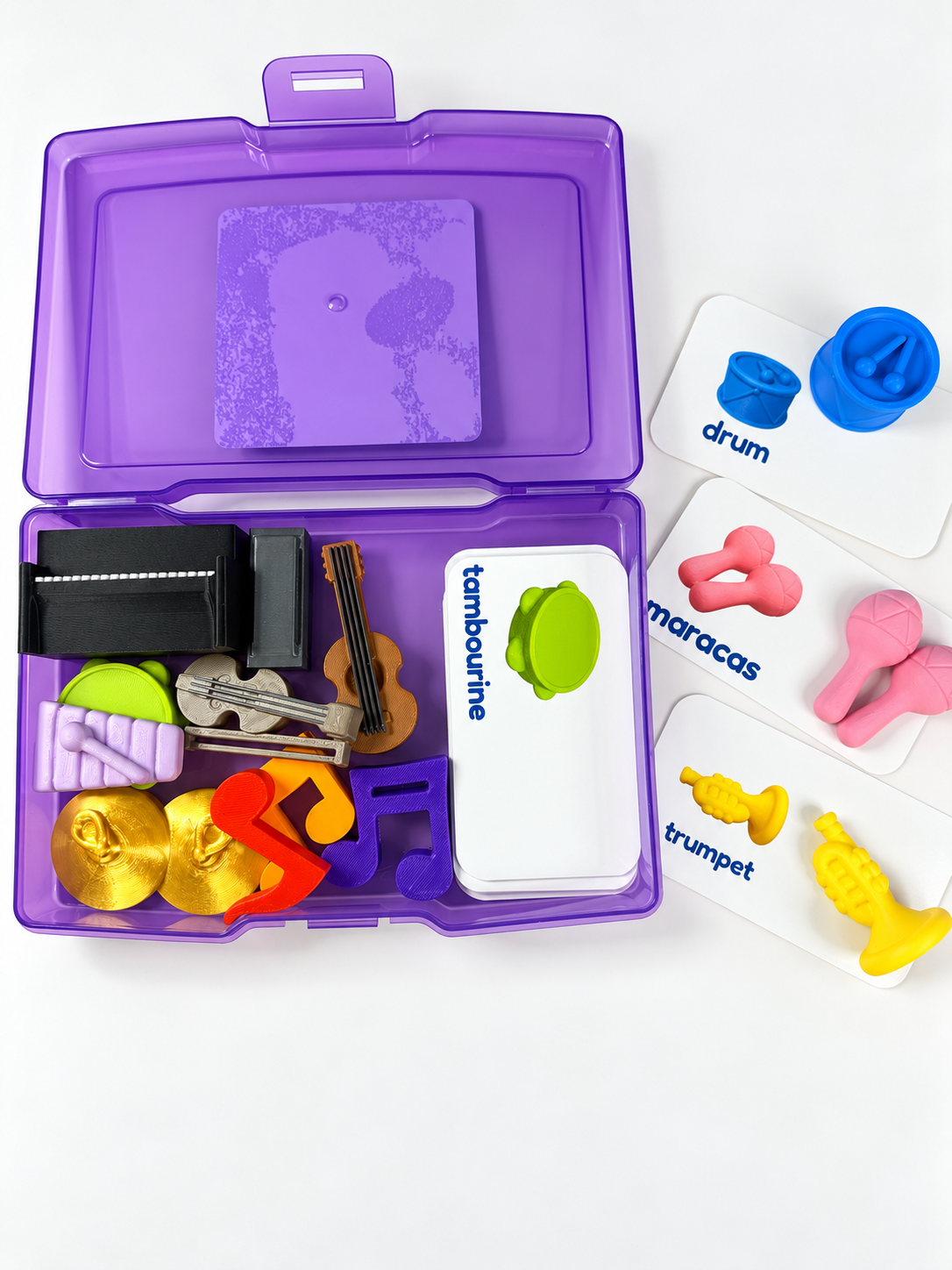 Music Theme Mini Objects with Matching Cards