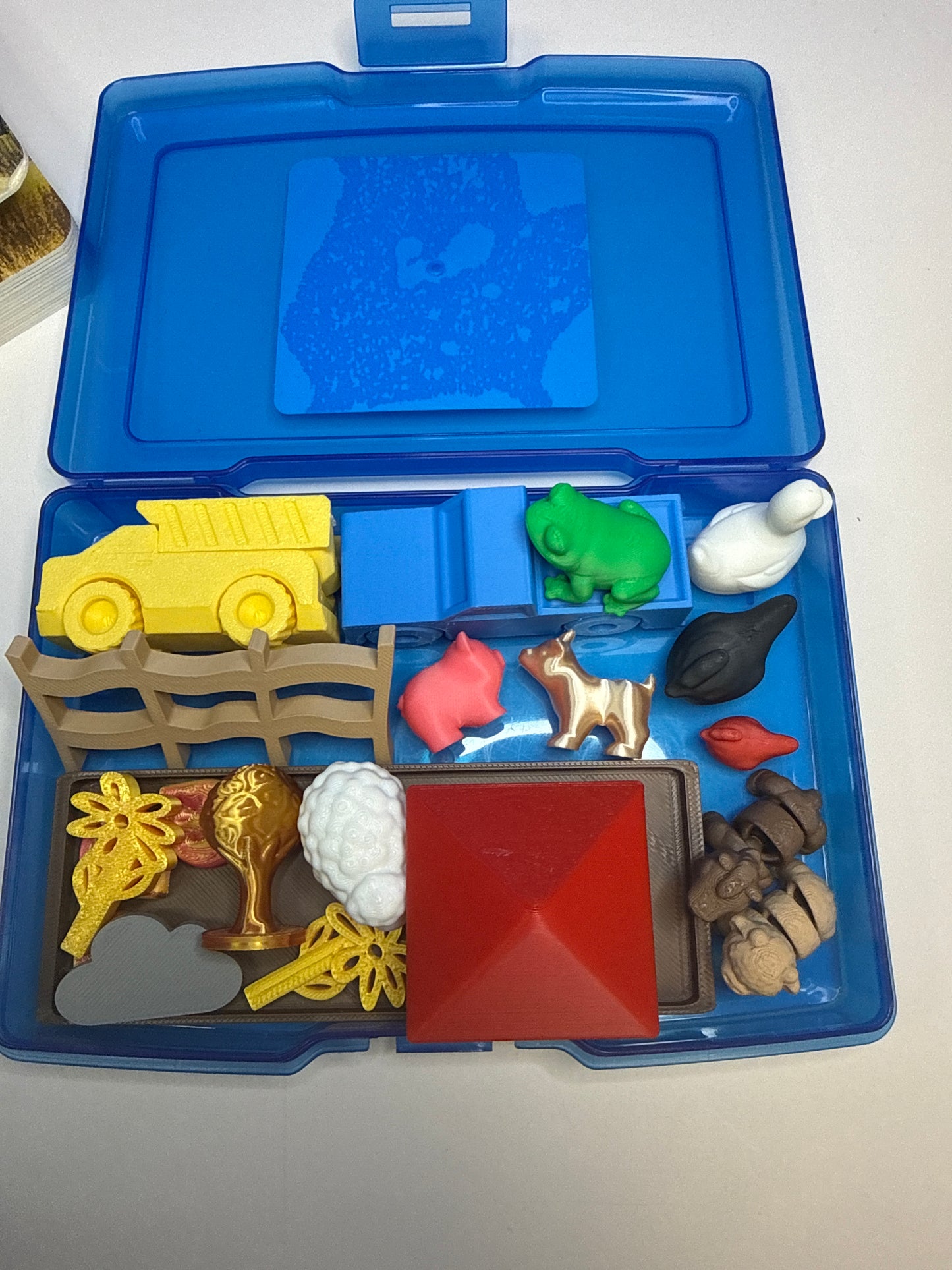 Little Blue Truck Story Kit Mini Objects - Speech Therapy Preschool Story Set