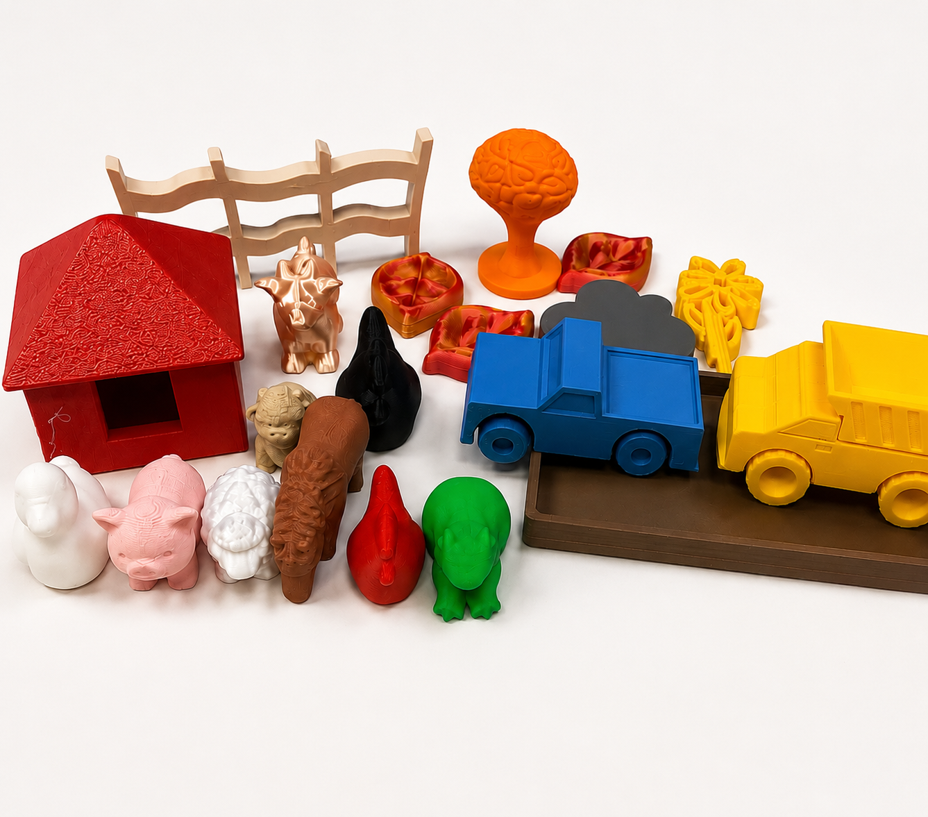 Little Blue Truck  Story Objects | Speech Therapy Story Retell Props - Talkets™ Mini Objects