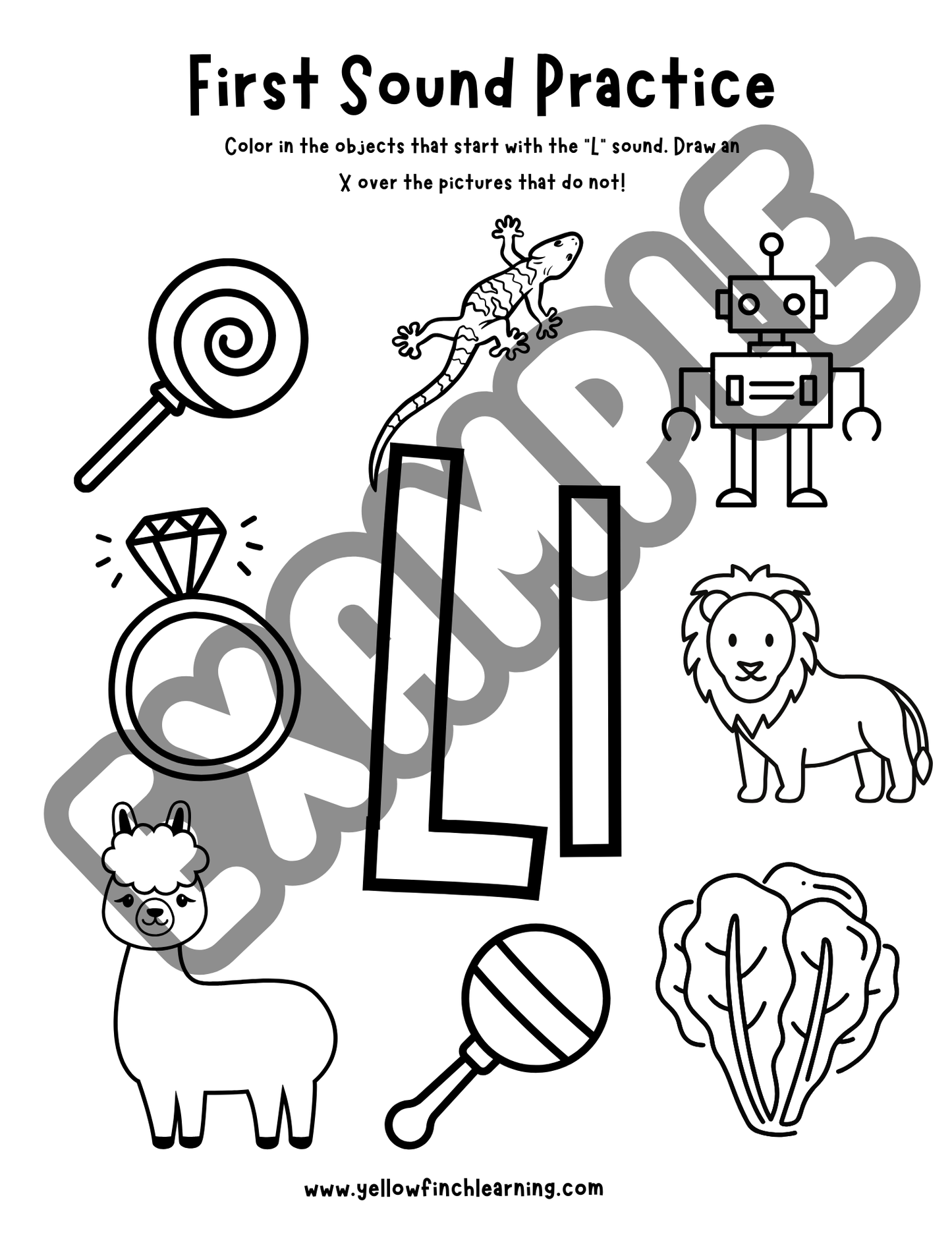 Lola Says L Companion Packet