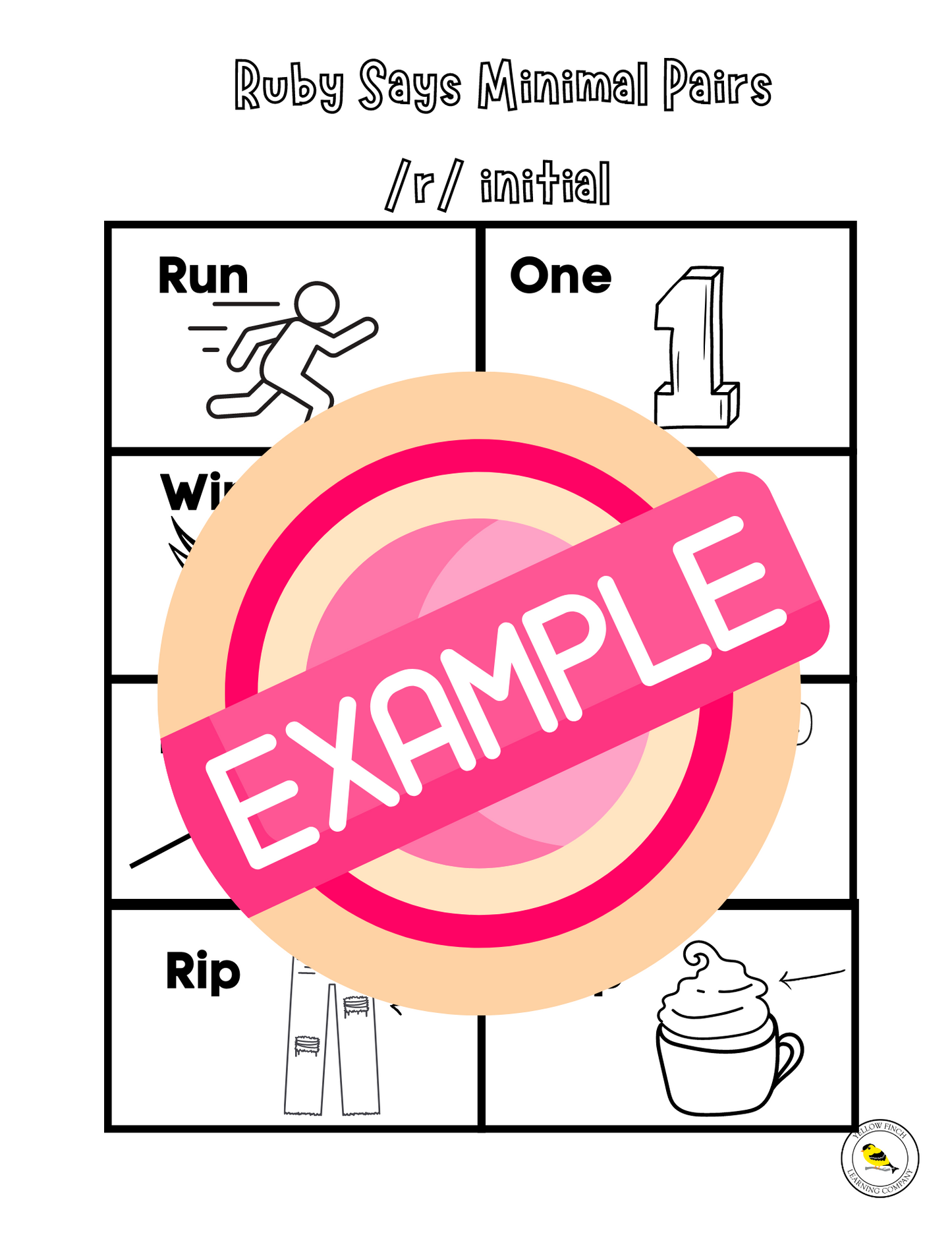 Ruby Says R Companion Packet