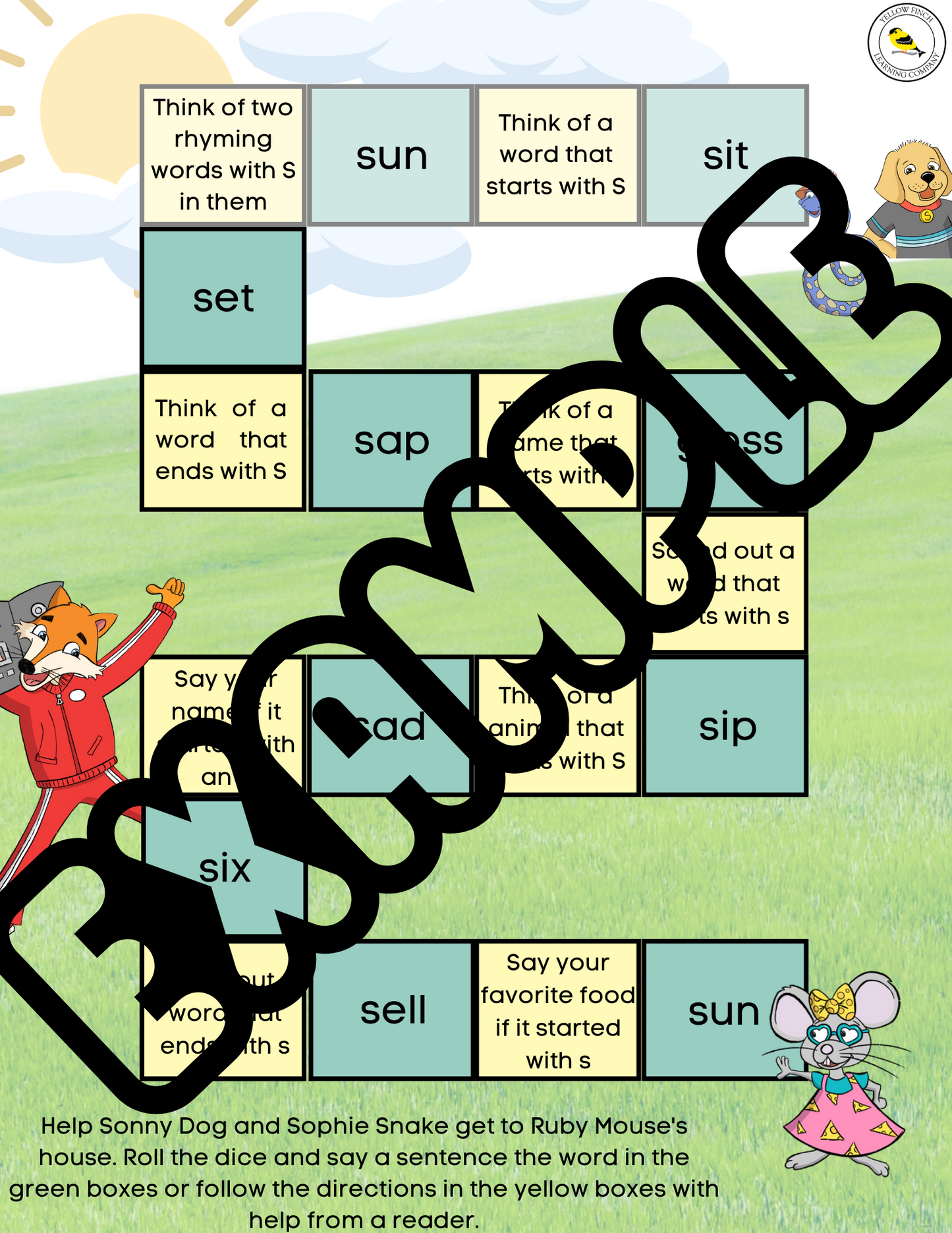 Sonny Says S Sound Companion packet