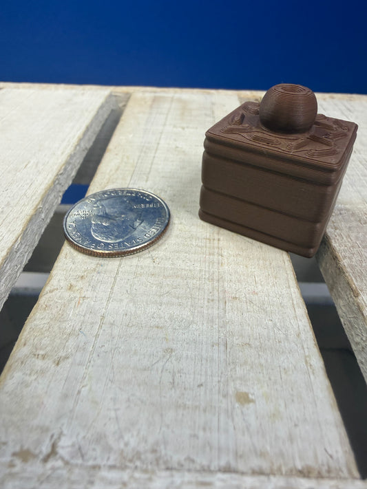 Mini Chocolate Cake – Food Minis Object for Speech Therapy & Language Activities | 3D Printed | Talkets™