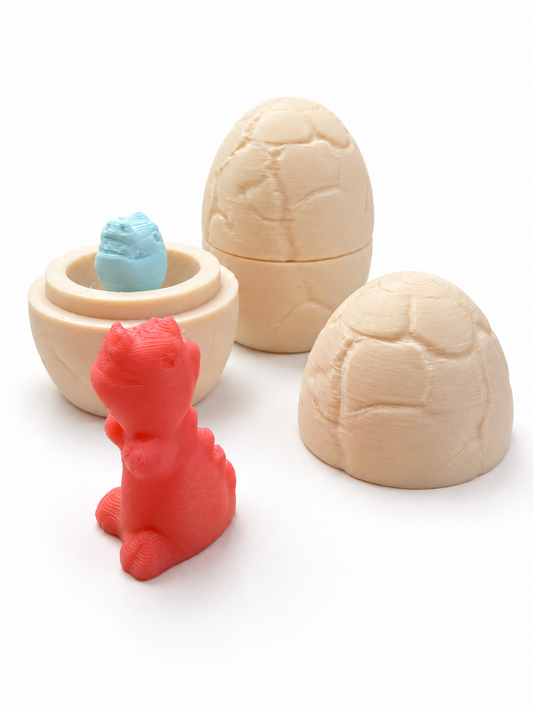 Mini Dinosaur Egg with Baby Dino - Dino Theme Activities - TALKETS® Mini objects for Speech therapy