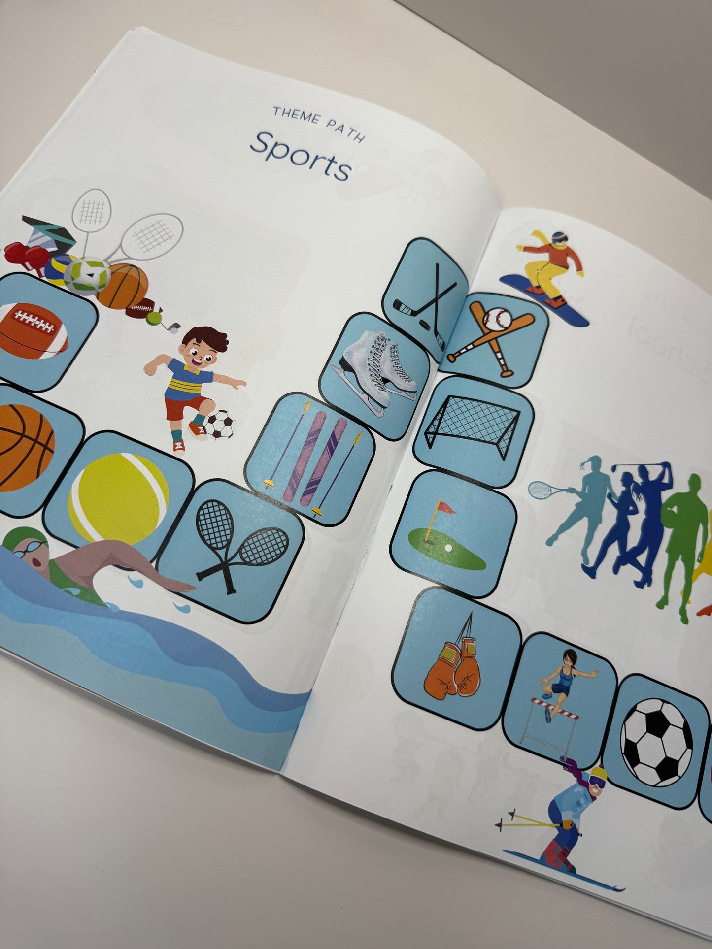 Speech Therapy Activity Book – THEME Paths – Pair with Mini Objects – Thematic Language Book – Speech and Smile Minis