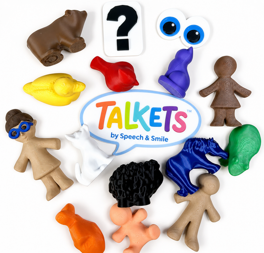 Brown Bear Story Prop Set | Mini Animal Story Objects | Speech Therapy Story Retell Props Talkets™ Mini Objects