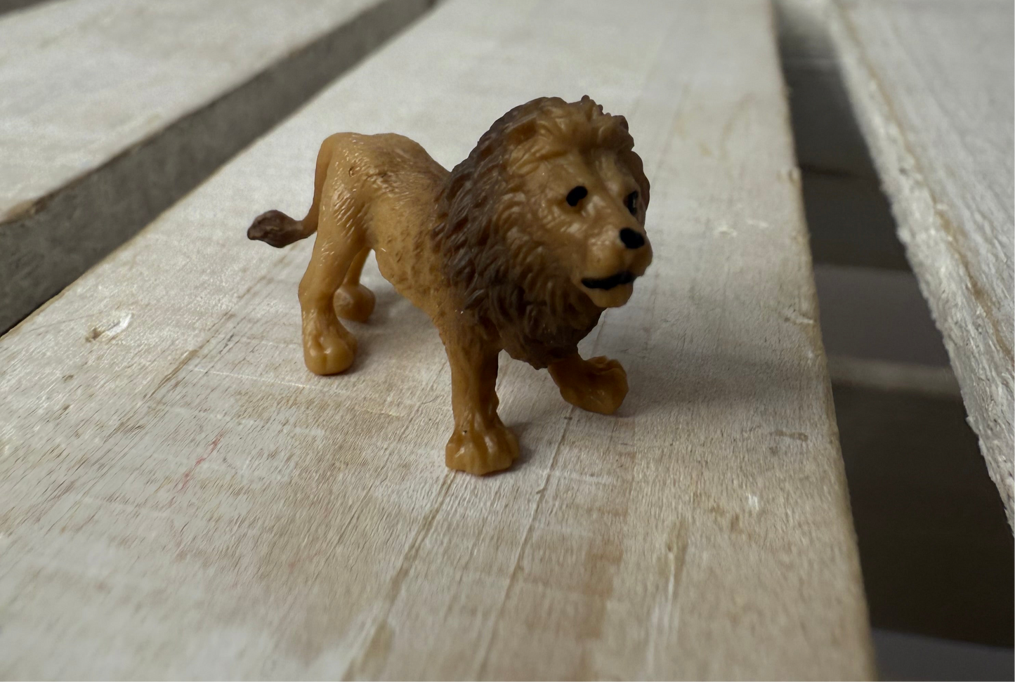 Miniature LION Figurine Zoo Minis Speech Therapy, Montessori, and Alphabet Sound Sets Safari Minis