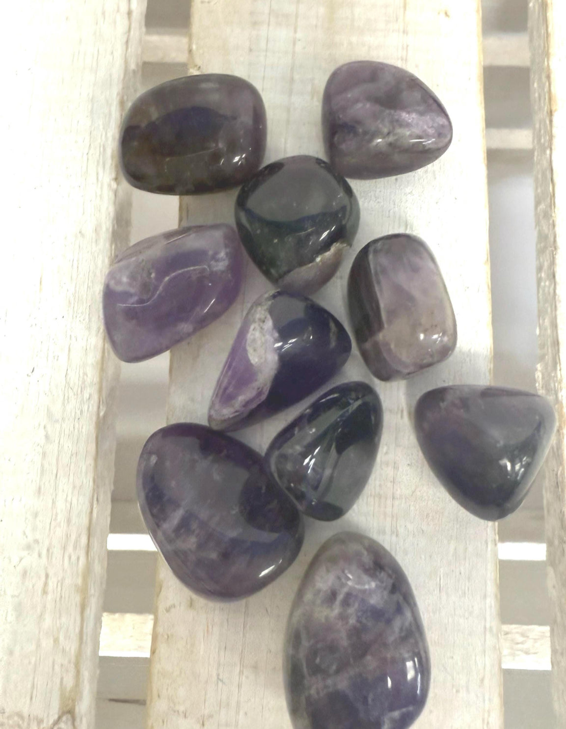 Polished Amethyst Stone – Alphabet Objects Letter A – Speech Therapy Mini Objects