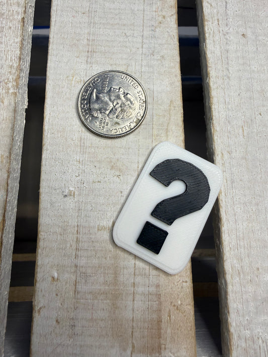 Mini Question Mark–  Letter Q objects Alphabet Mini Object for Speech Therapy - Talkets™