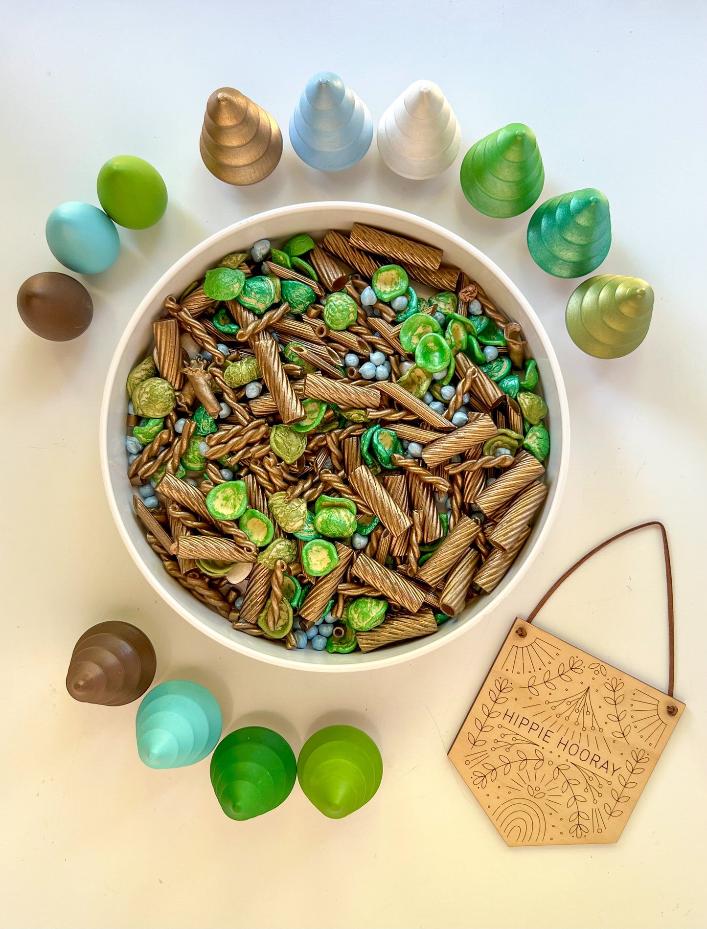 Build a Nest Sensory Bin Filler - Nature theme Play Bird Set up
