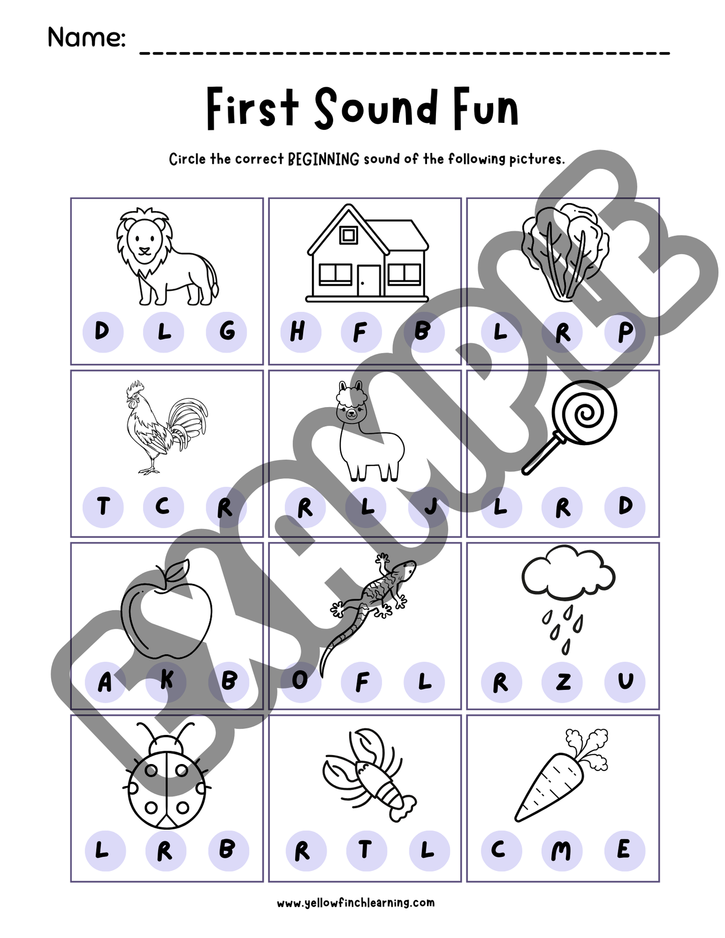 Lola Says L Companion Packet