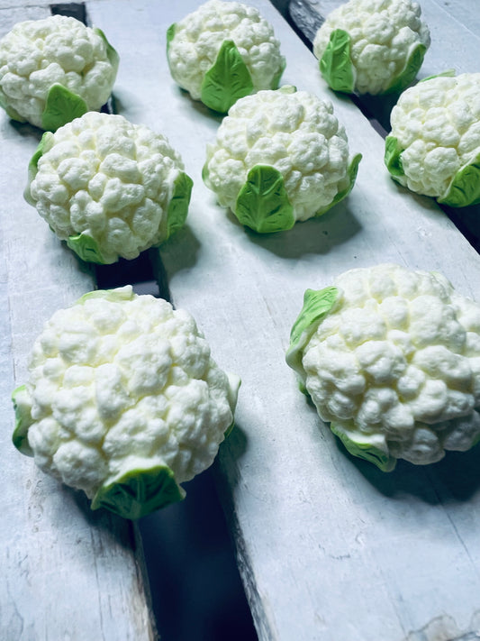 Miniature Cauliflower Trinket – Veggie Mini – Say & Play Mini Object – Speech Therapy – Food Minis – Montessori Sound Minis