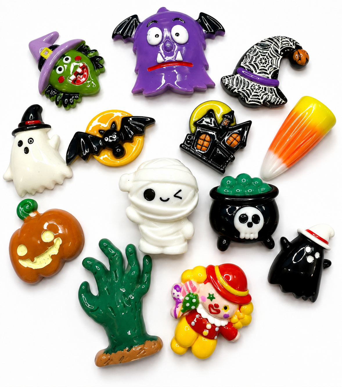 Halloween Mini  Trinkets – 13 Piece Set | Mini Objects for Crafts, Sensory Bins & Speech Therapy