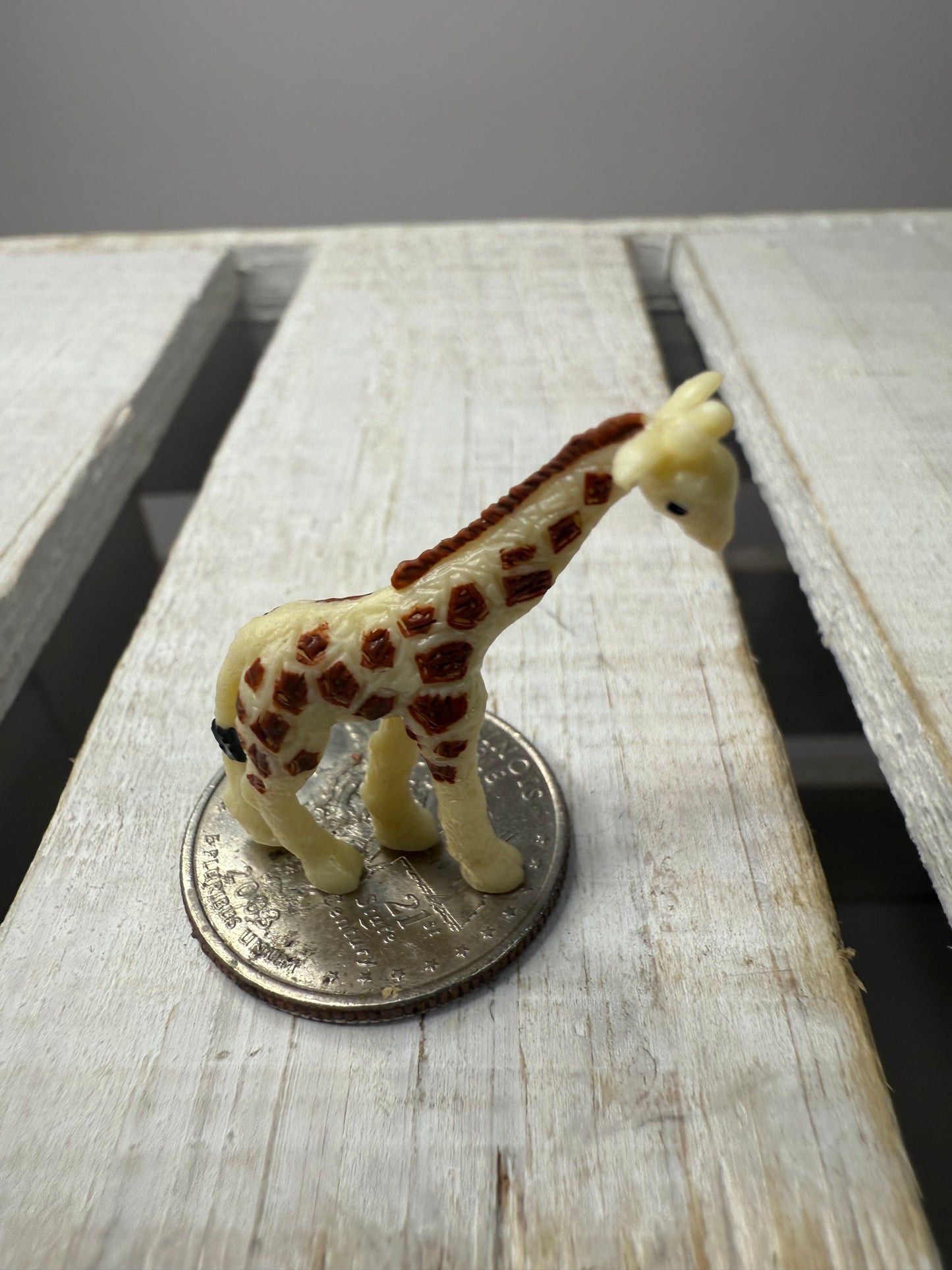 Miniature Giraffe Figurine Zoo Minis Speech Therapy, Montessori, and Alphabet Sound Sets Safari Minis
