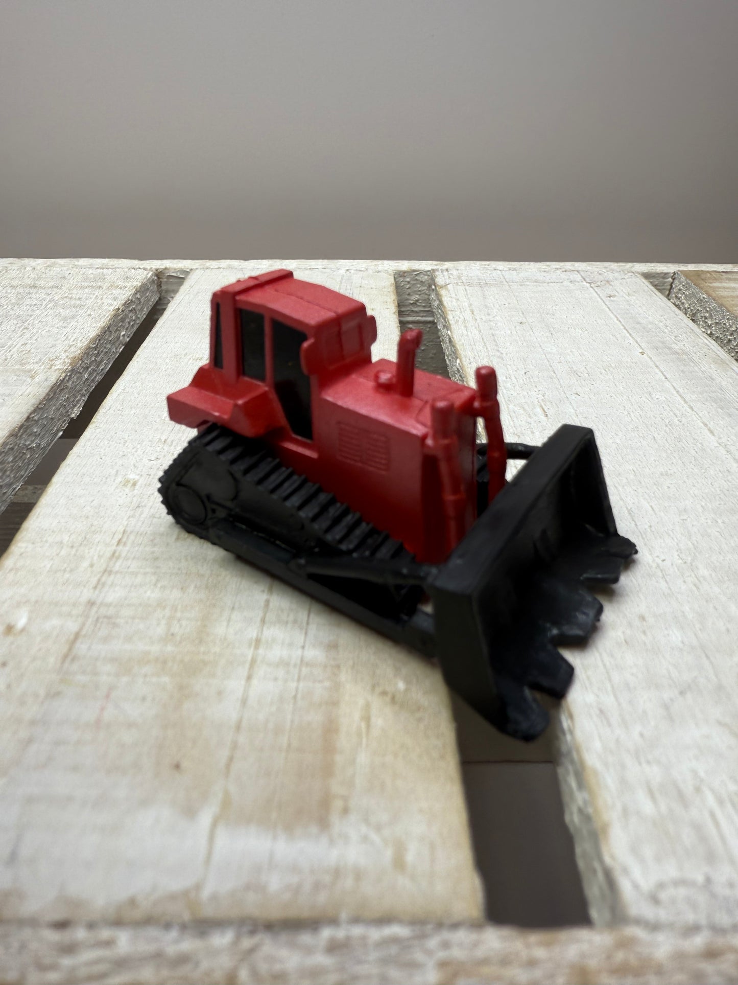 Mini Bulldozer Truck Figurine – 2 Inch Realistic Construction Toy for Kids, Speech Therapy, Sensory Bins, Montessori Play Object