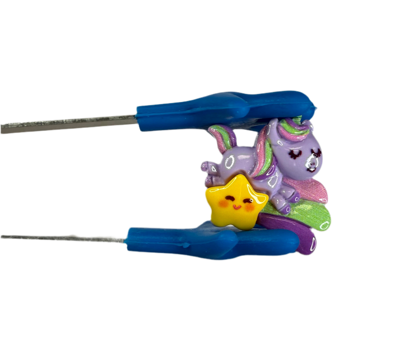 Mini Purple Unicorn Object – Speech Therapy Mini Objects, Mystical Miniatures, Fairytale Trinkets, Letter U Alphabet Object