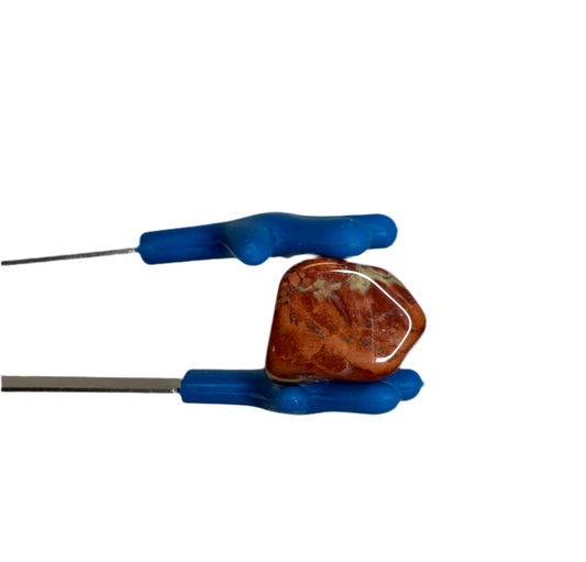 Polished Red Jasper Stone – Collect Gemstones Alphabet Objects  – Speech Therapy Mini Objects