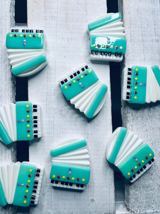 Miniature Accordion Trinket Mini Objects for Speech therapy Music Theme Mini Instrument Trinkets Doodads