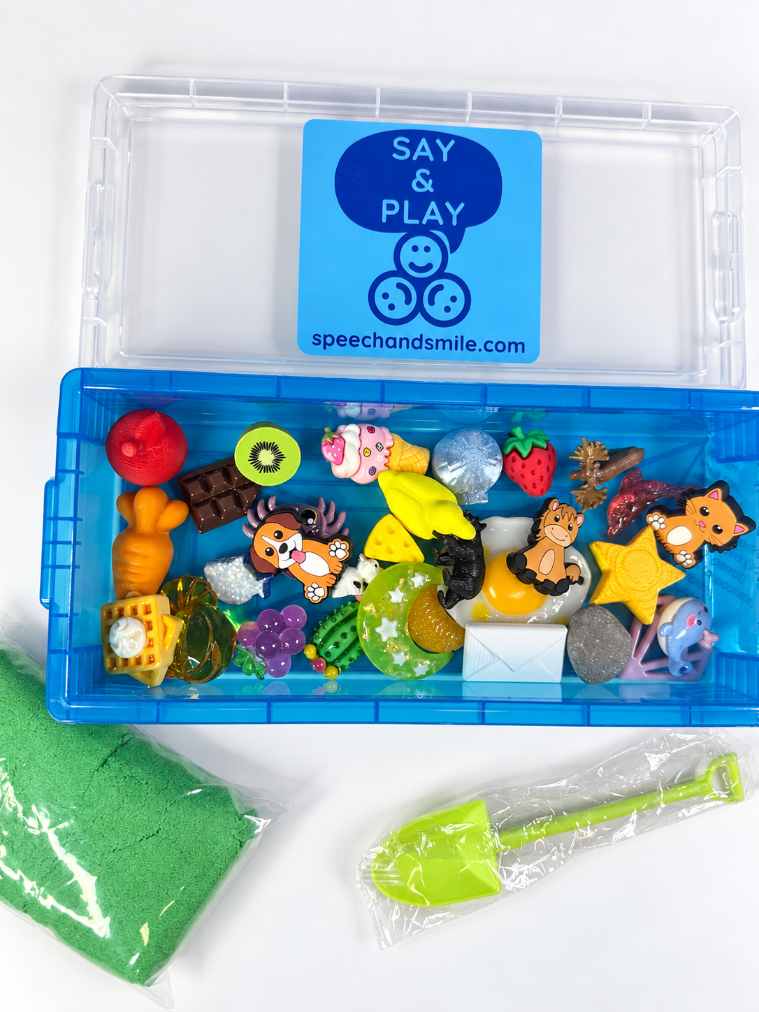 Objets alphabet espagnol avec jeu sensoriel-Début des objets sonores en espagnol Objets sonores Montessori-BilingueOrthophonie Mini Objets-