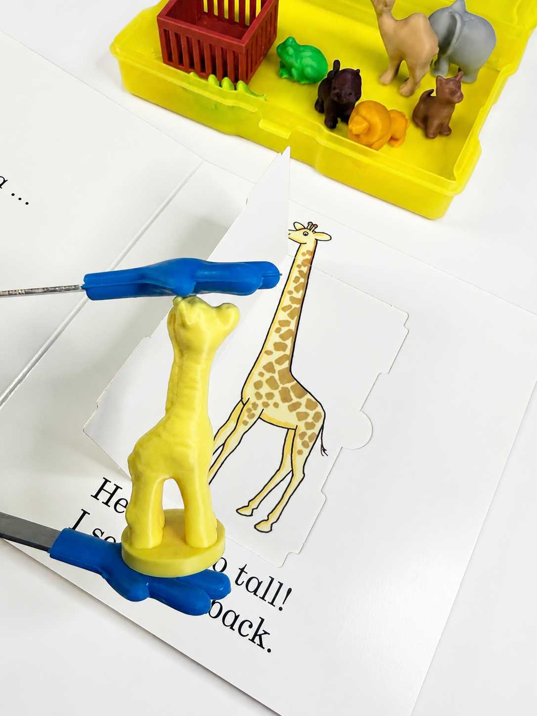 Dear Zoo Story Kit with Mini Objects Speech Therapy Zoo Book