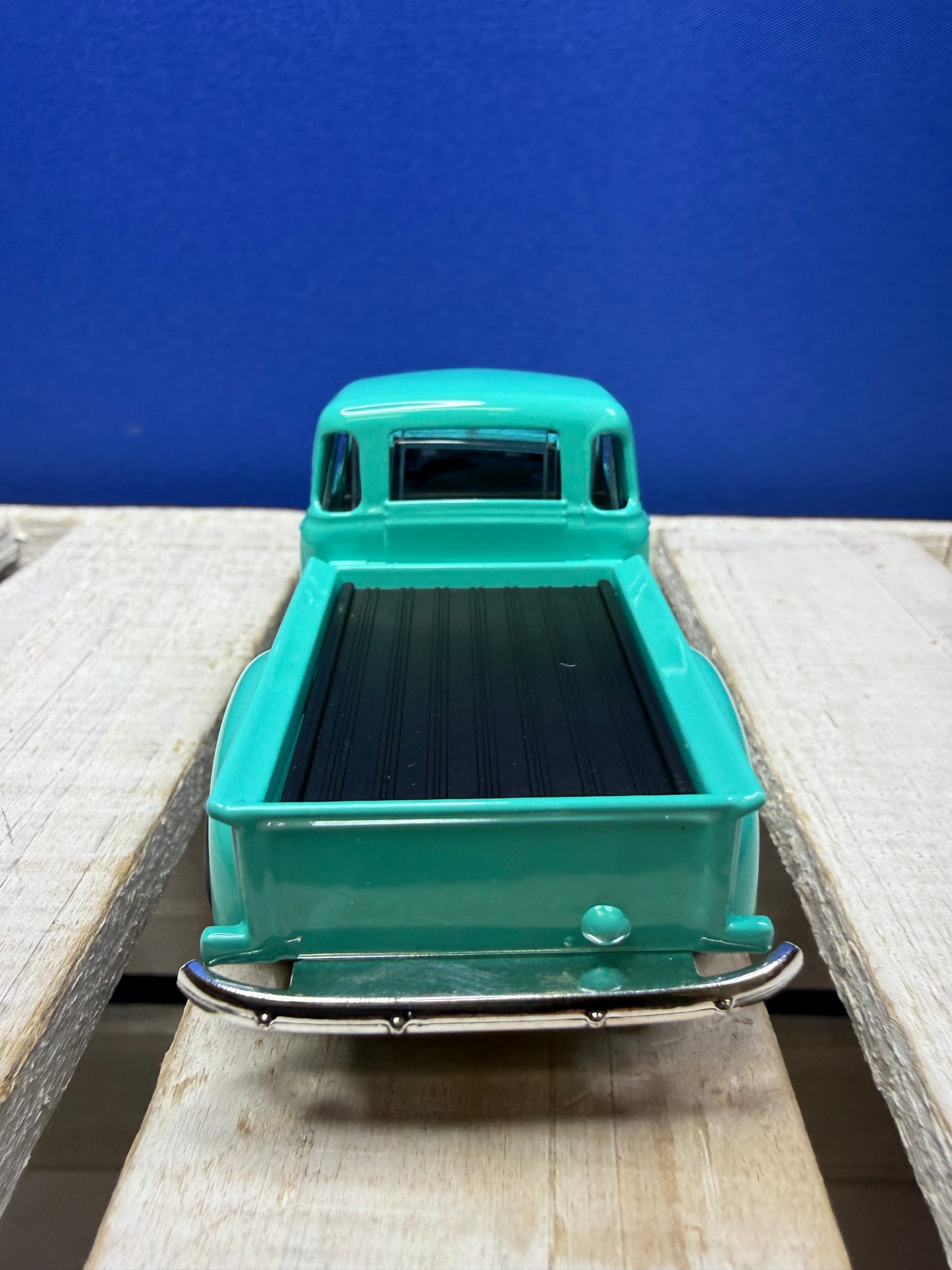 Vintage turquoise Blue Pickup Truck – Metal & Plastic Toy Vehicle – 5.5” Long (Copy)