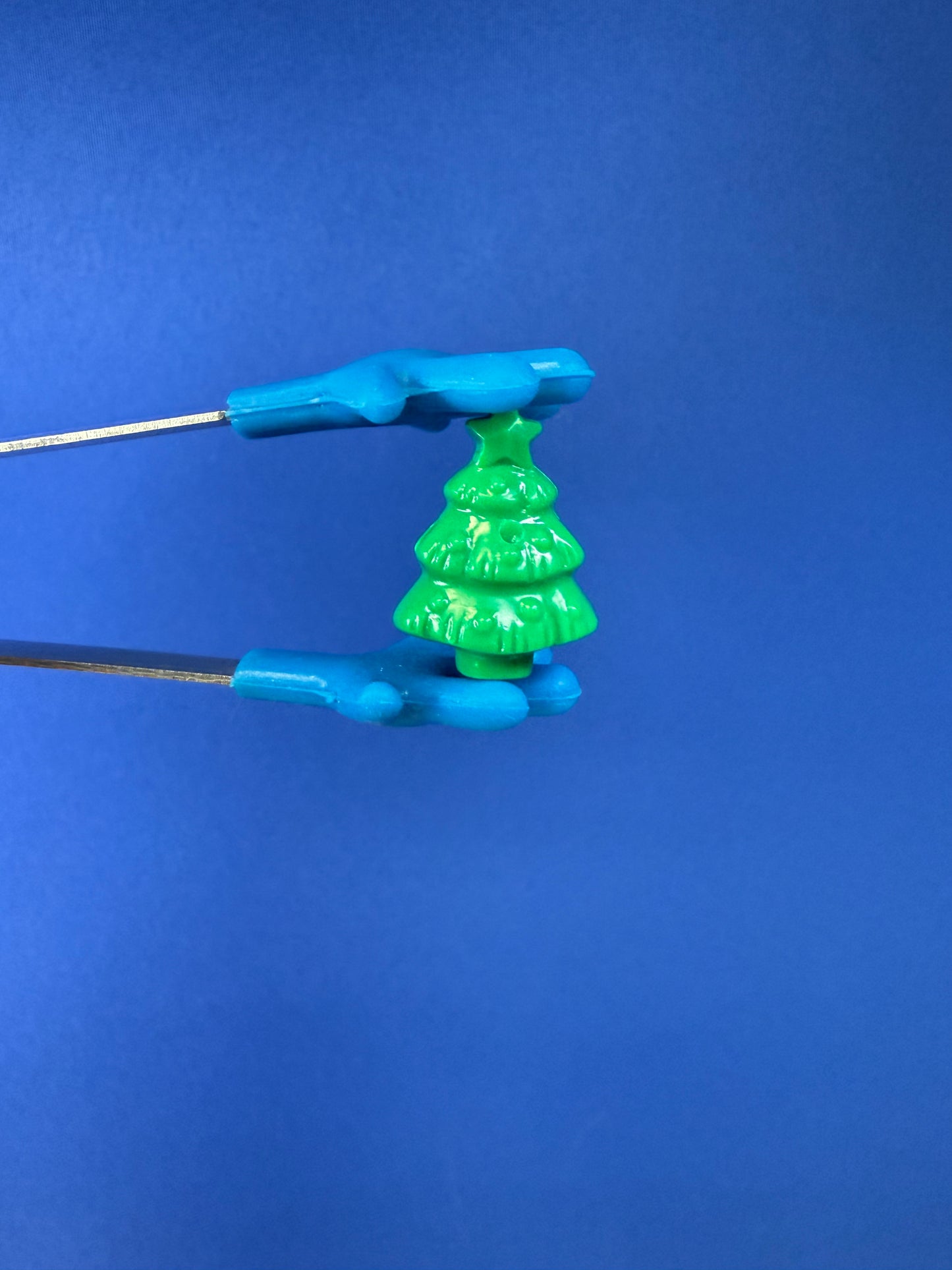 Mini Christmas Tree Bead - INCLUDES 5 BEADS - Mini Objects Trinkets Speech Therapy