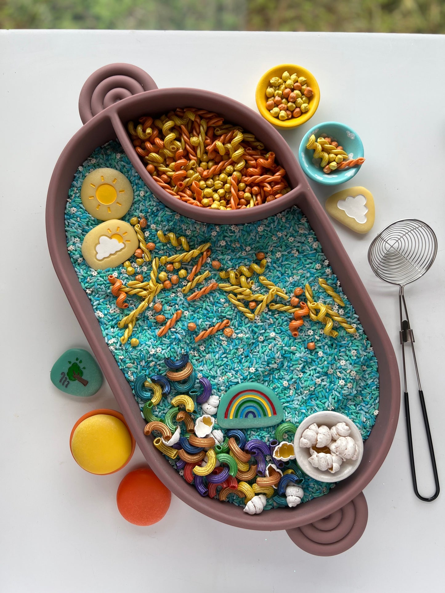 Ray of Sunshine Sensory Play Filler - Garden Theme Set Up