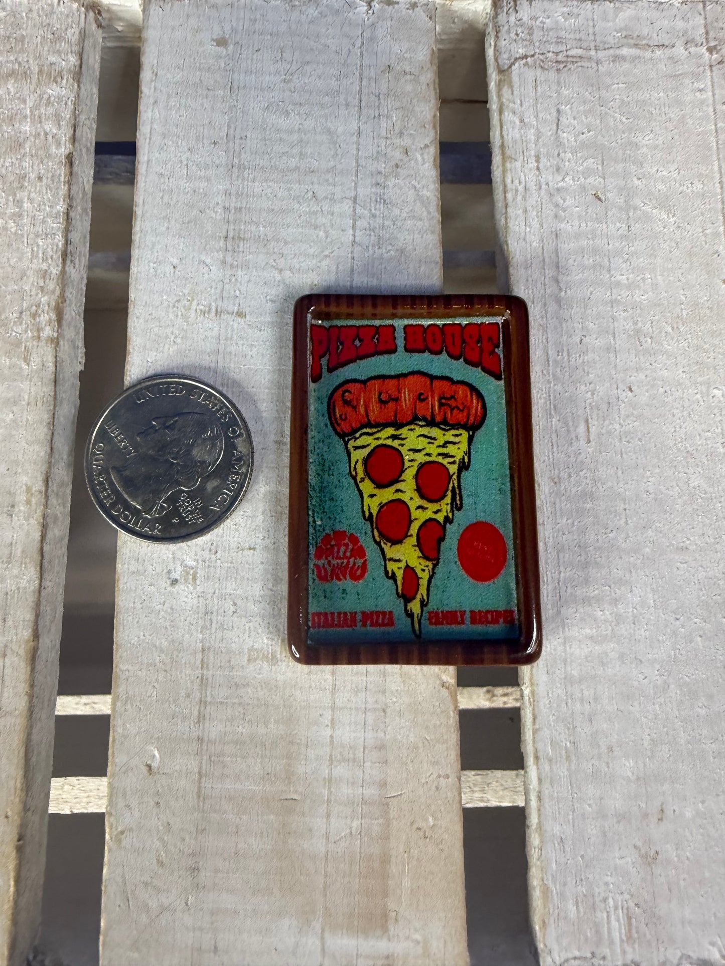 Pizza House Mini Sign | Mini Pizza Shop | Community Theme Mini Objects Speech Therapy