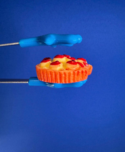 Miniatura APPLE PIE Objeto Acción de Gracias Minis-Otoño Comida Tema Objetos Resina Tarta de manzana Terapia del habla Mini objetos Baratijas