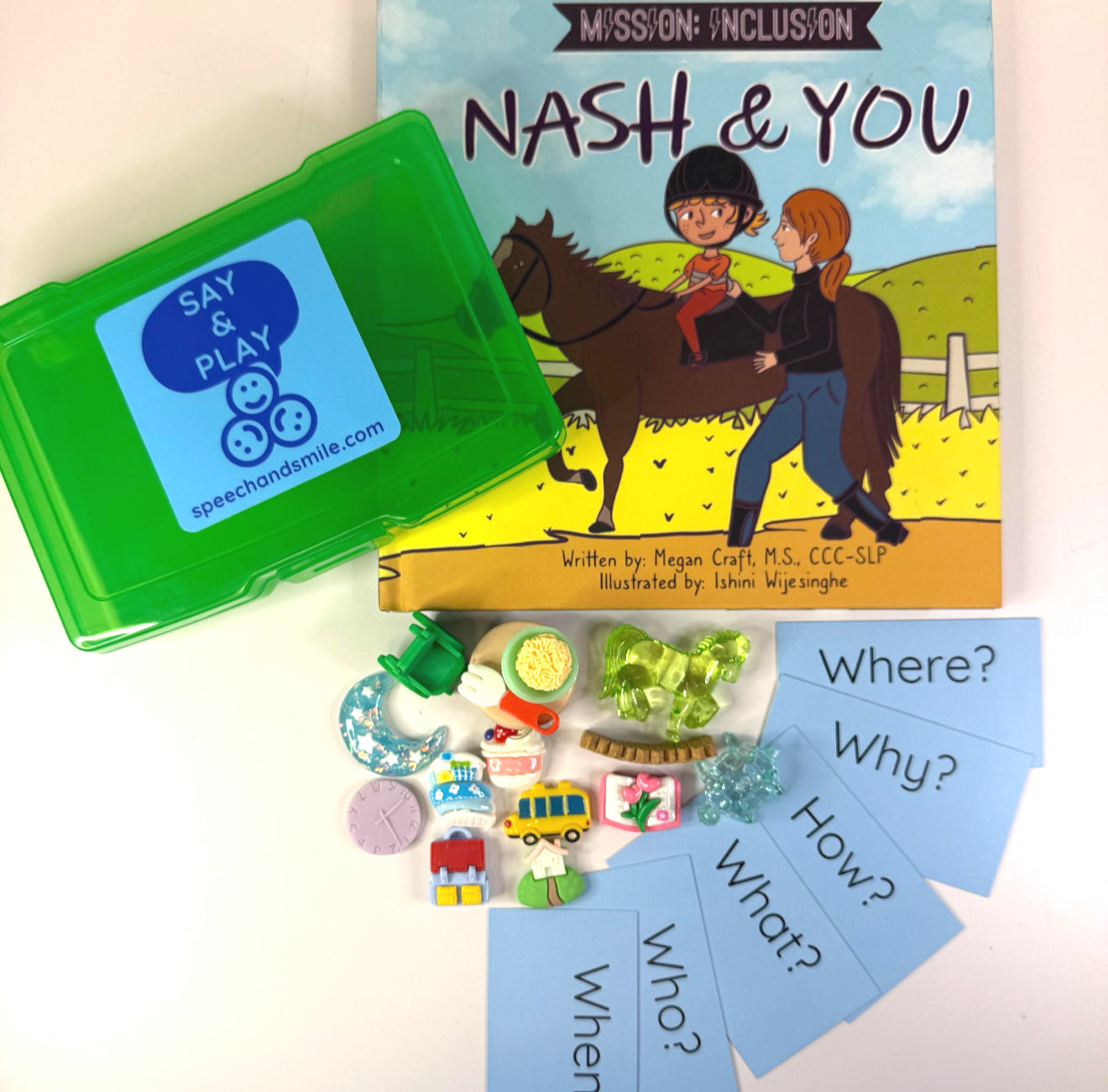 Say and Play Story Kit for Nash and You Mini Objects Speech Therapy