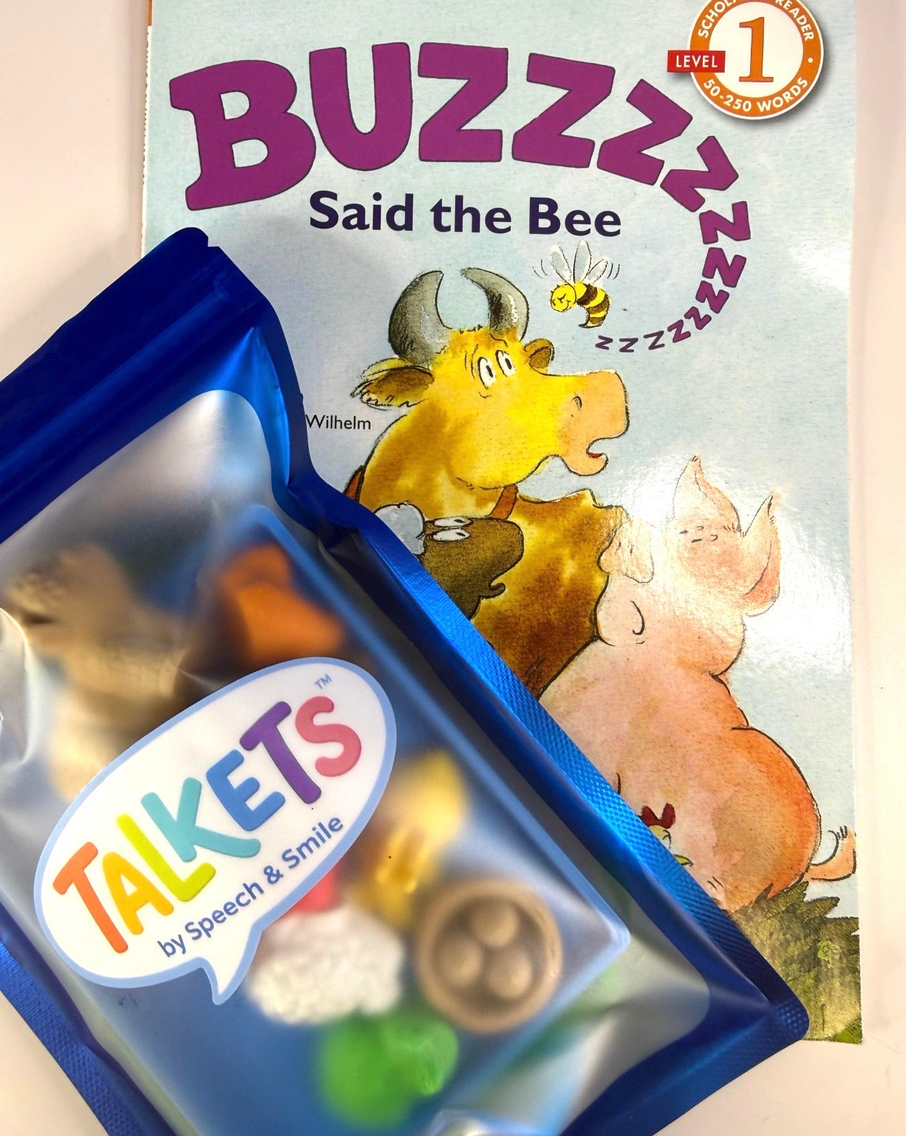 Buzz Said the Bee Story Prop Set | Mini  Story Objects | Speech Therapy Story Retell Props Talkets™ Mini Objects