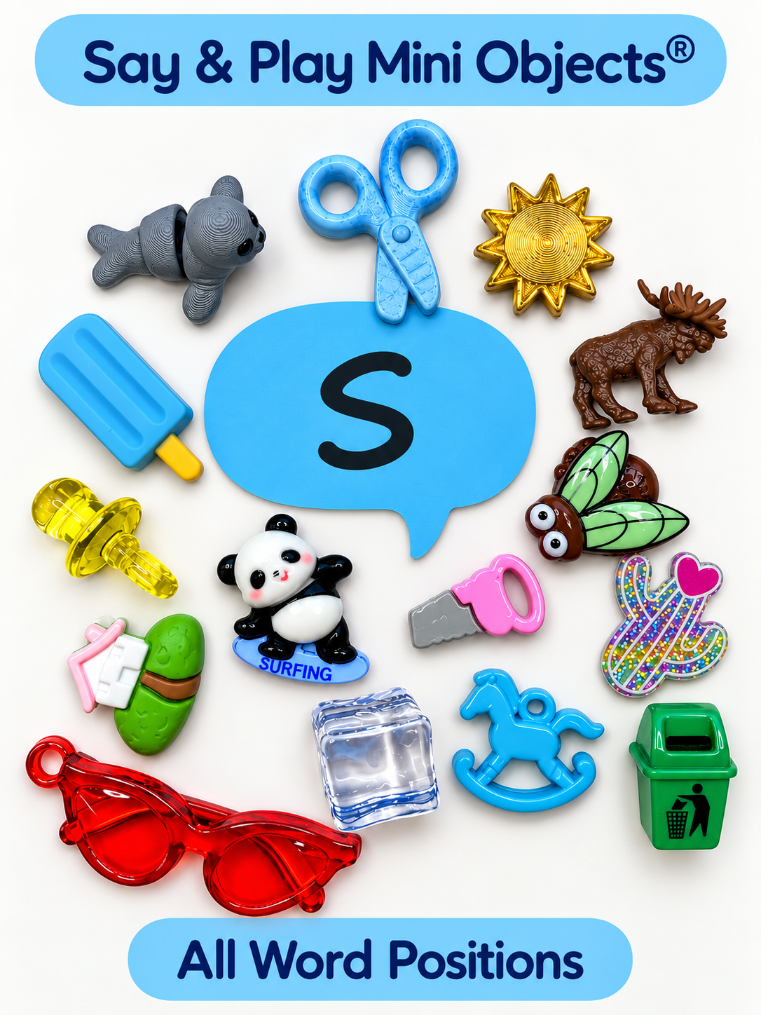 Speech Therapy Mini Objects - Pick Your Sound INDIVIDUAL BAGS Speech Therapy Trinkets