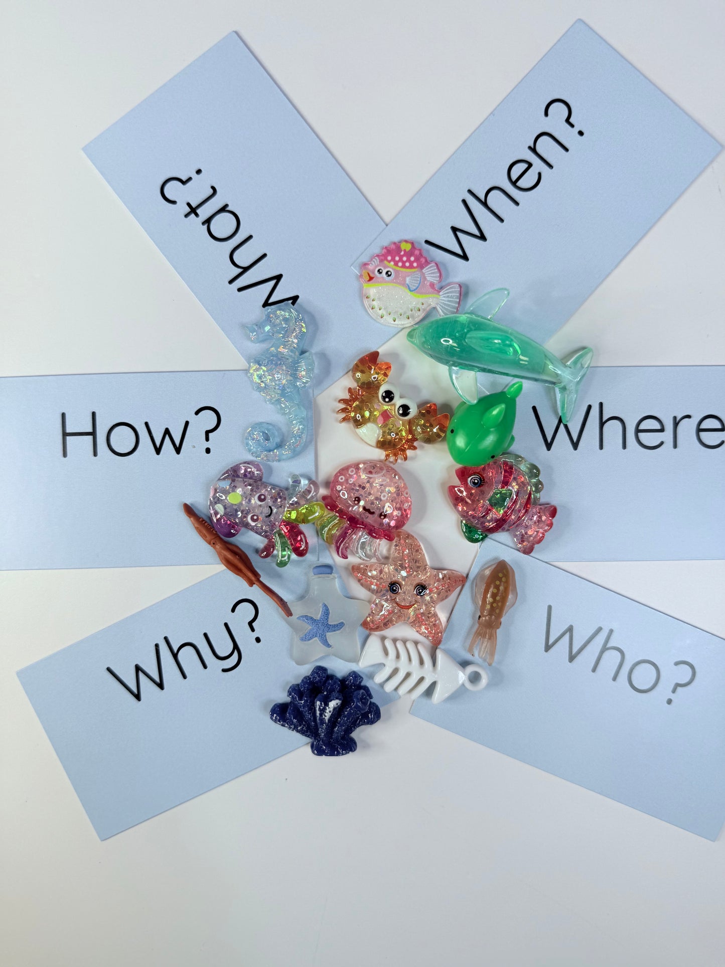 OCEAN theme Trinkets Mini Objects Speech Therapy Animal Doodads