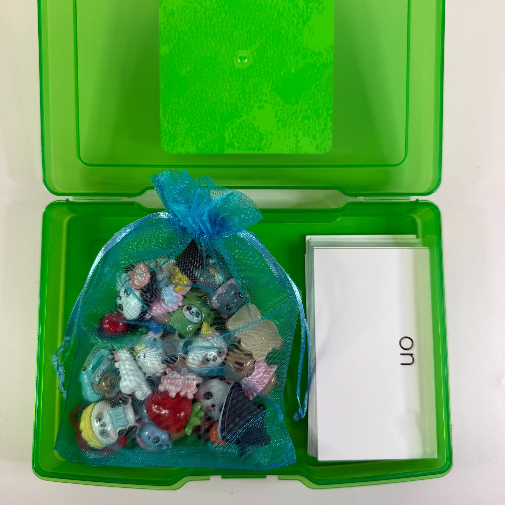 Verb Kit Language Task Box for VERBS Mini Objects Speech Therapy Activity Box Language Concepts Actions Speech Therapy Activity