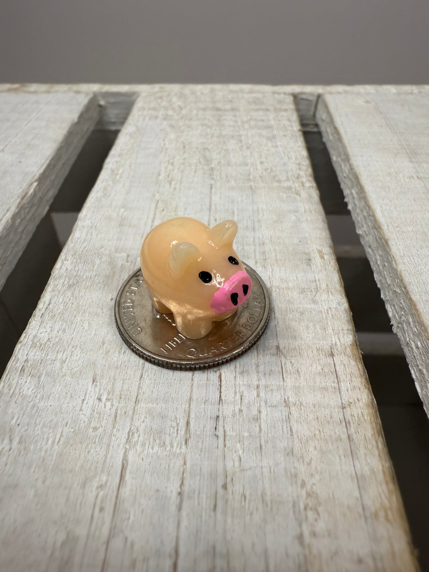 Miniature Pig Trinket Mini Objects Speech Therapy Doodads Montessori Language Objects