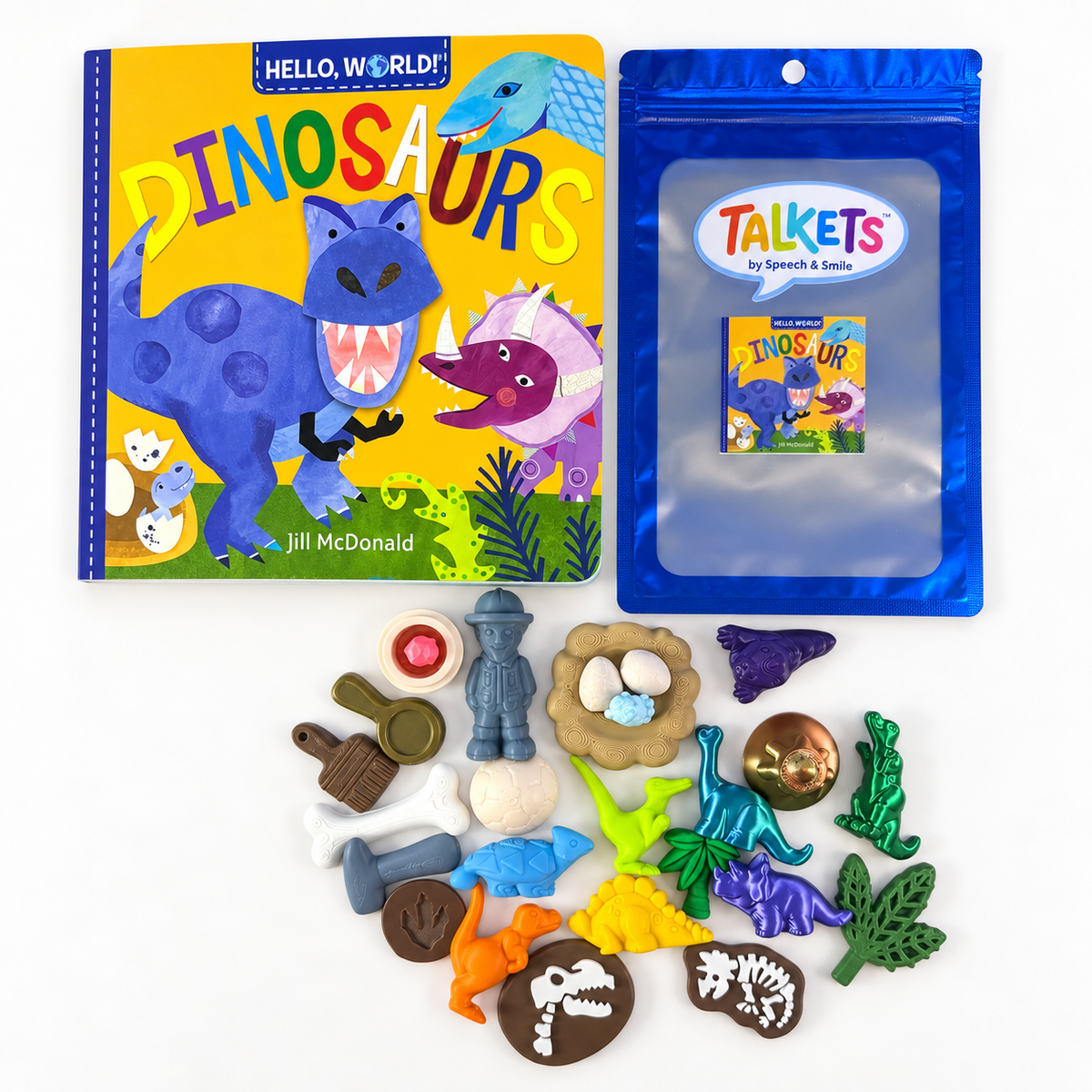 DINOSAUR  Story Prop Set | Mini  Story Objects | Dino Theme Speech Therapy  Mini Objects