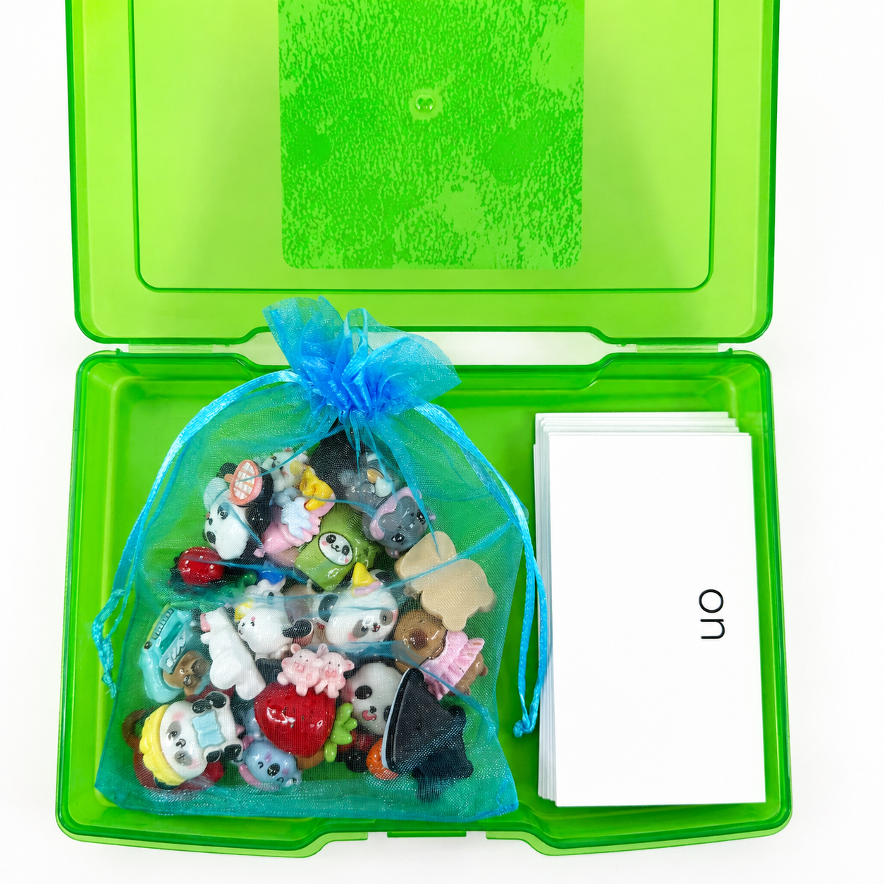 Verb Kit Language Task Box for VERBS - Mini Objects Speech Therapy