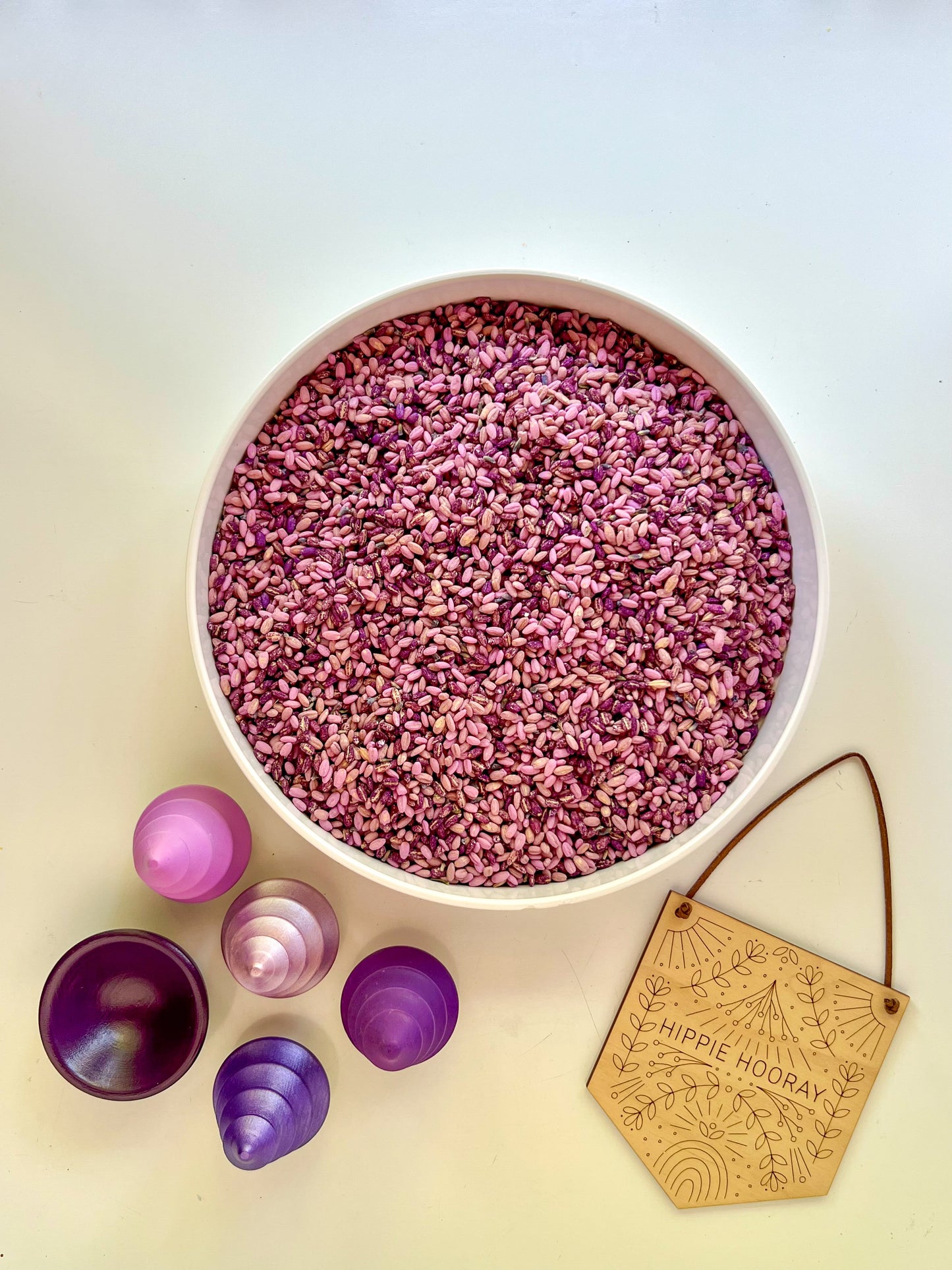 Lavender Fields Sensory Bin Filler - Lavender Scented Sensory Play Calming Tool