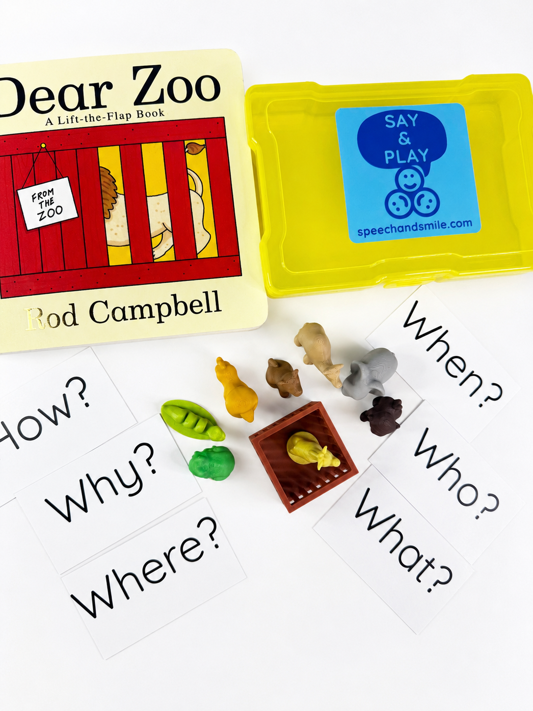 Dear Zoo Story Kit with Mini Objects Speech Therapy Zoo Book