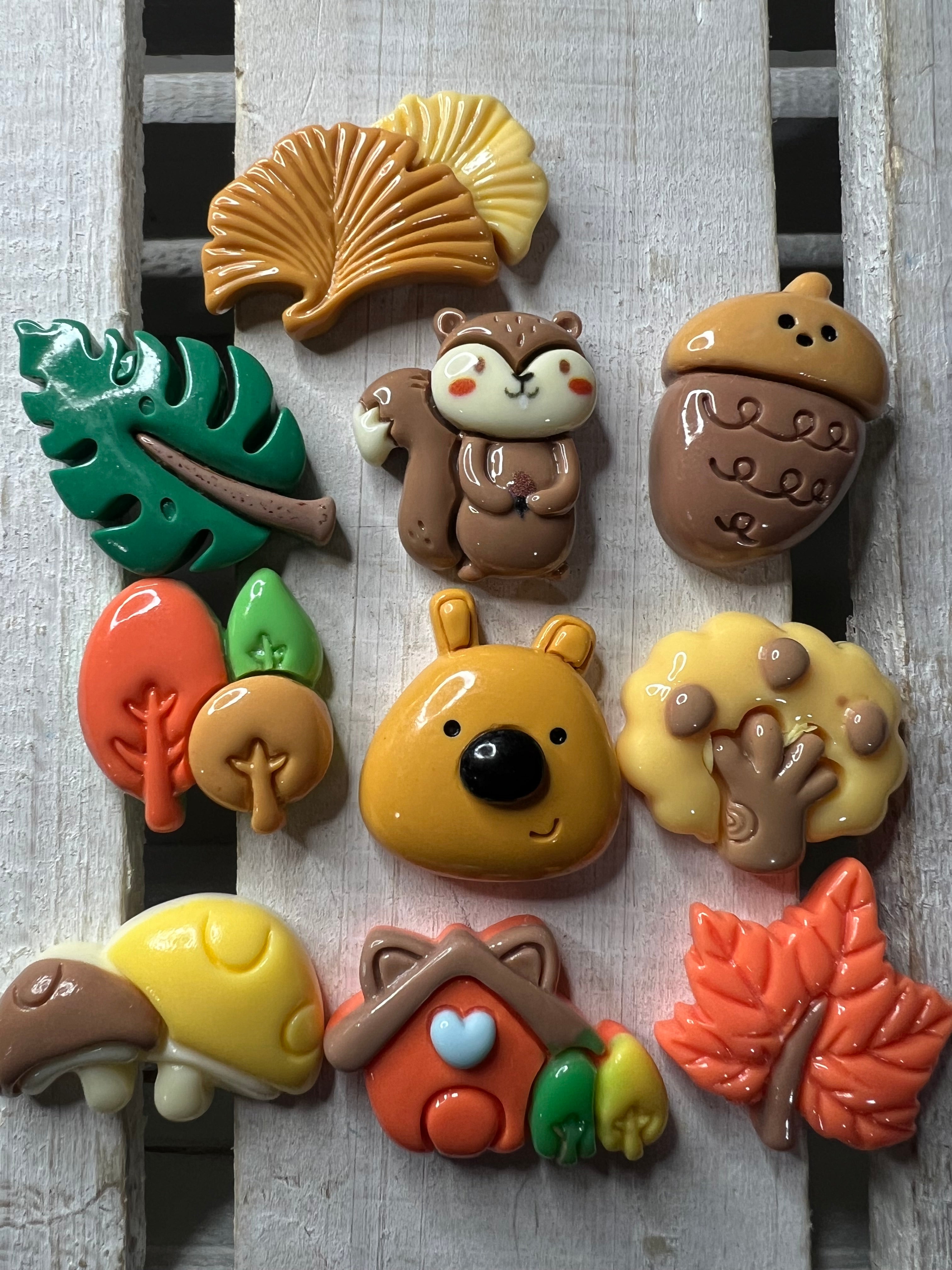 Woodland Mini Objects Forest Set OF 10 Fall Theme Minis for Speech The ...