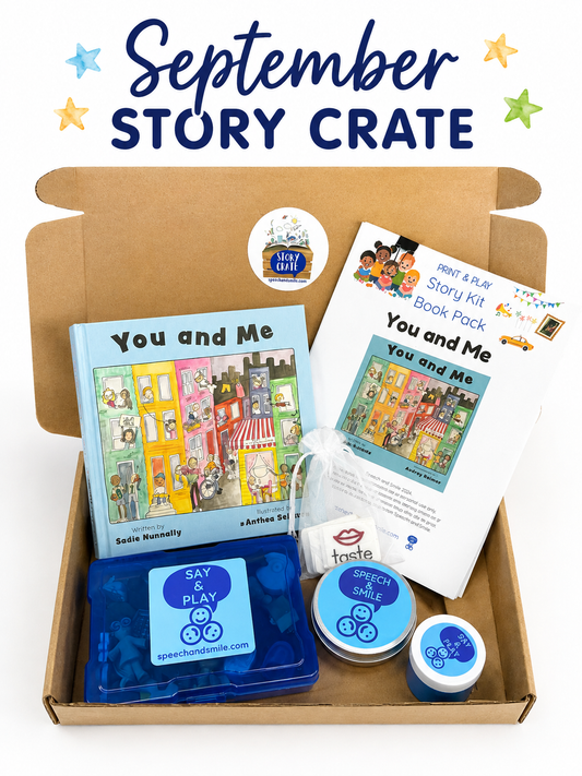 Story Crate Book Activity Box – Monthly Book, Mini Objects and Activities - Create with a Story Crate