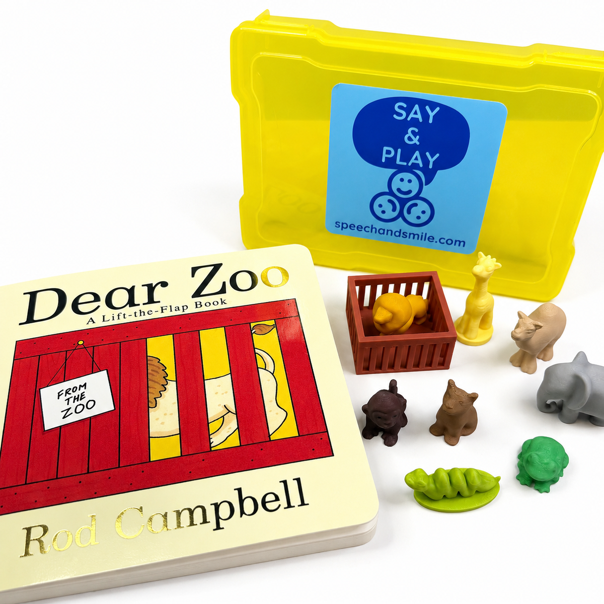 Dear Zoo Story Kit with Mini Objects Speech Therapy Zoo Book