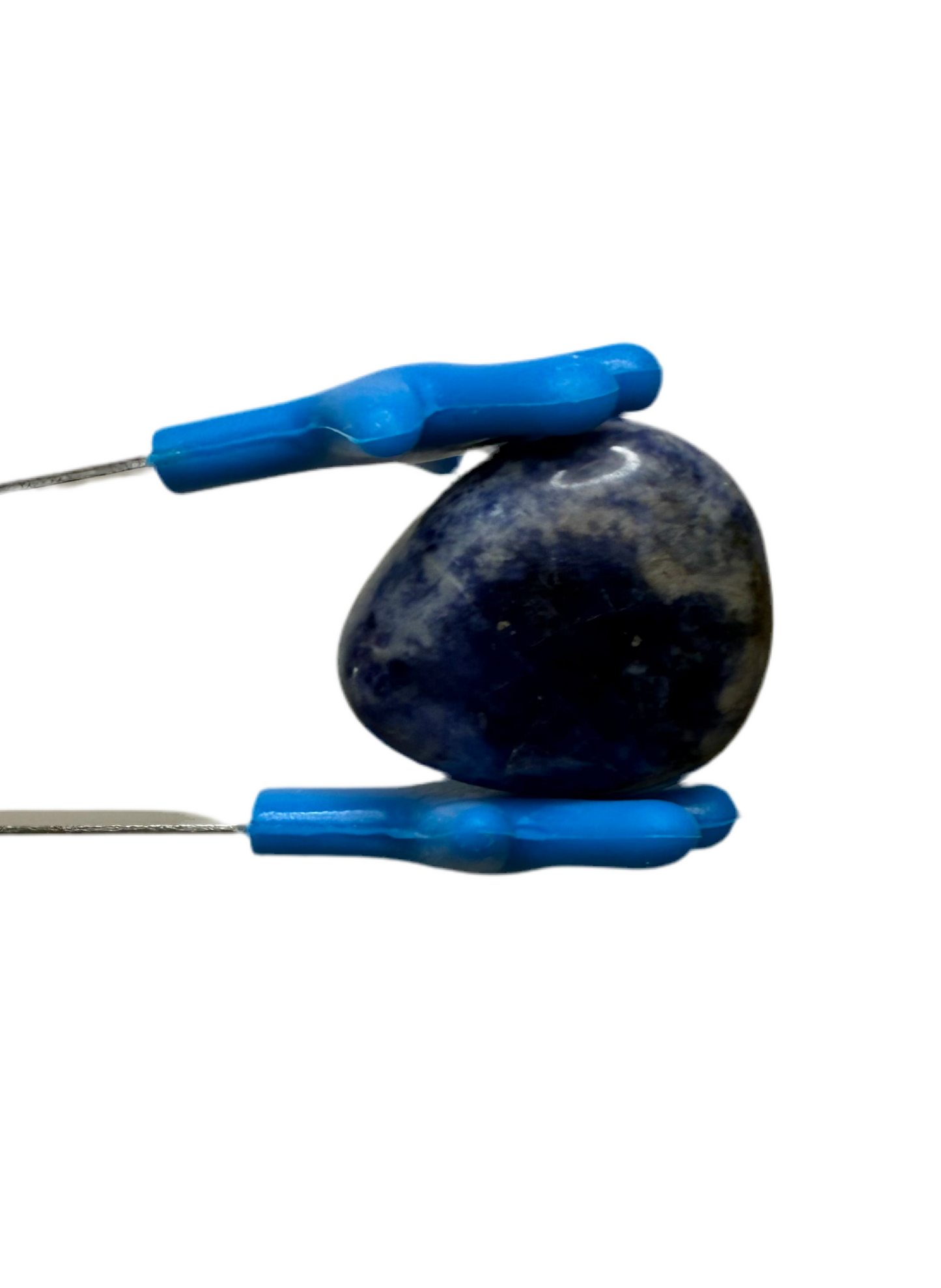 Polished Sodalite Stones Natural Tumbled Gemstones Rocks  Speech Therapy Mini Objects Blue Stones